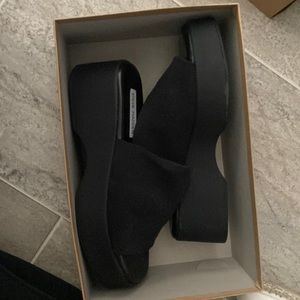 Black Steve Madden Platforms